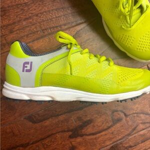 FootJoy Lime Green Athletic Golf Shoes